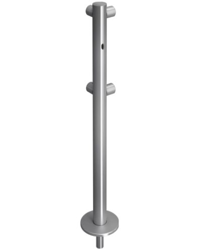 Стойкаограждения съемная L-образная Oxgard ВЗР 1996Р.21-05 в Тюмени Ограждения Pintop.ru