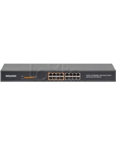 Коммутатор PoE 16-портовый Beward STW-16P8 в Тюмени Коммутаторы Pintop.ru