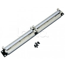 Кросс-панель парная 110 типа 19" 1U Cabeus CP-100P-110TYPE