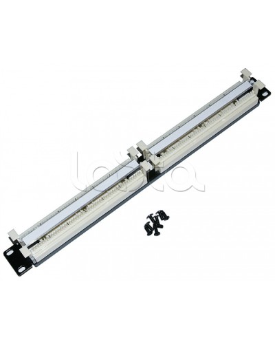 Кросс-панель парная 110 типа 19 1U Cabeus CP-100P-110TYPE в Тюмени Кроссовое оборудование тип 110 Pintop.ru