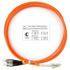 Шнур оптический duplex LC-FC 62,5/125 mm 1,5м LSZH Cabeus FOP-62-LC-FC-1,5m
