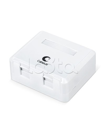 Корпус внешней настенной розетки на 2 Keystone Cabeus MB-2 в Тюмени Аксессуары для стоек и шкафов Pintop.ru