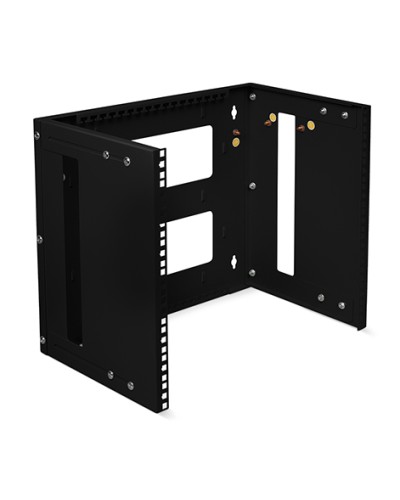 Кронштейн настенный 19 9U, цвет черный Cabeus NC-9U-BK в Тюмени Аксессуары для стоек и шкафов Pintop.ru