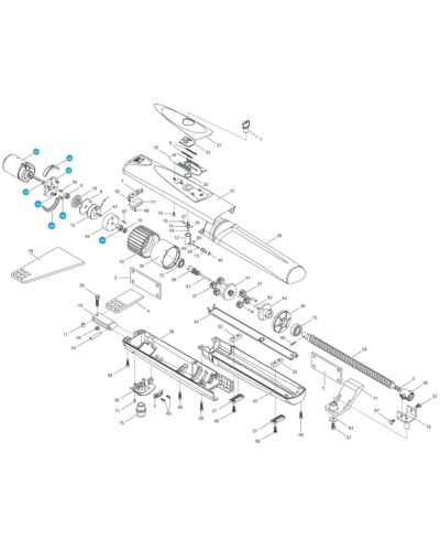 Крышка кожуха винта OPP001 Came 119RID416 в Тюмени Запчасти для шлагбаумов и автоматики Pintop.ru