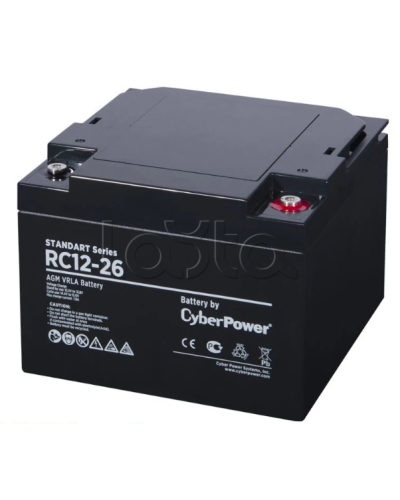 Аккумуляторная батарея CyberPower RC 12-26 в Тюмени Электротехническое оборудование Pintop.ru