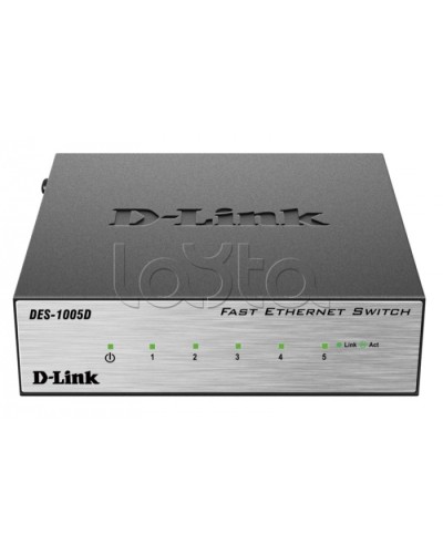 Коммутатор 5-портовый D-Link DES-1005D/O2B в Тюмени Коммутаторы Pintop.ru