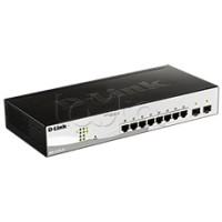 Коммутатор настраиваемый 10-портовый D-Link DGS-1210-10/F1A