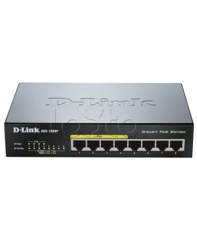 Коммутатор D-Link DGS-1008P/E1A в Тюмени Коммутаторы Pintop.ru