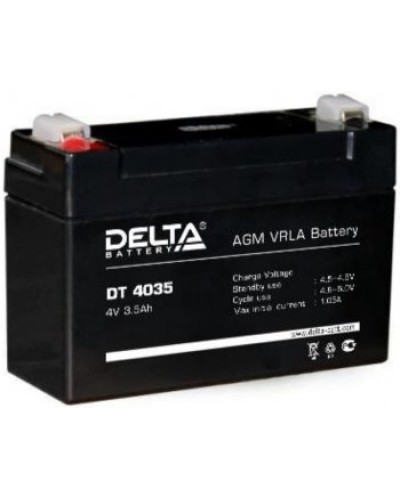 Аккумулятор свинцово-кислотный Delta DT 4035 в Тюмени Электротехническое оборудование Pintop.ru