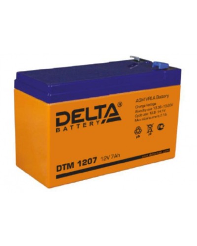 Аккумулятор свинцово-кислотный Delta DTM 1207 в Тюмени Электротехническое оборудование Pintop.ru