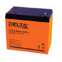 Аккумулятор свинцово-кислотный Delta DTM 1255 L