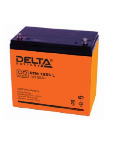Аккумулятор свинцово-кислотный Delta DTM 1255 L в Тюмени Электротехническое оборудование Pintop.ru
