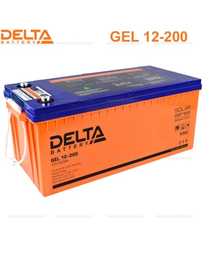 Аккумулятор свинцово-кислотный Delta GEL 12-200 в Тюмени Электротехническое оборудование Pintop.ru