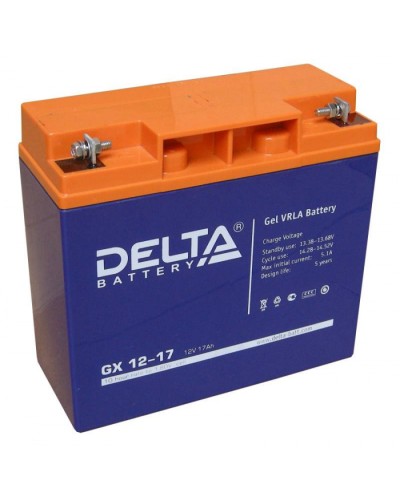 Аккумулятор свинцово-кислотный Delta GX 12-17 в Тюмени Электротехническое оборудование Pintop.ru