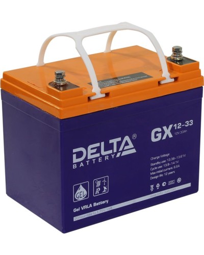 Аккумулятор свинцово-кислотный Delta GX 12-33 в Тюмени Электротехническое оборудование Pintop.ru