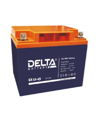 Аккумулятор свинцово-кислотный Delta GX 12-45 в Тюмени Электротехническое оборудование Pintop.ru