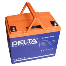 Аккумулятор свинцово-кислотный Delta GX 12-75