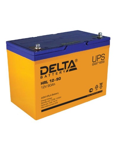 Аккумулятор свинцово-кислотный Delta HRL 12-90 в Тюмени Электротехническое оборудование Pintop.ru