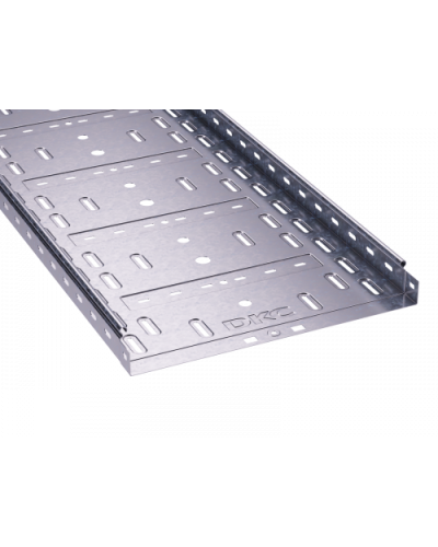 Лоток перфорированный 400х50 L3000, горячеоцинкованный DKC 35266HDZ в Тюмени Кабельные лотки Pintop.ru