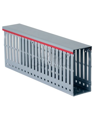 Короб перфорированный, серый RL12 40x100 мм DKC 00161RL в Тюмени Кабельные лотки Pintop.ru