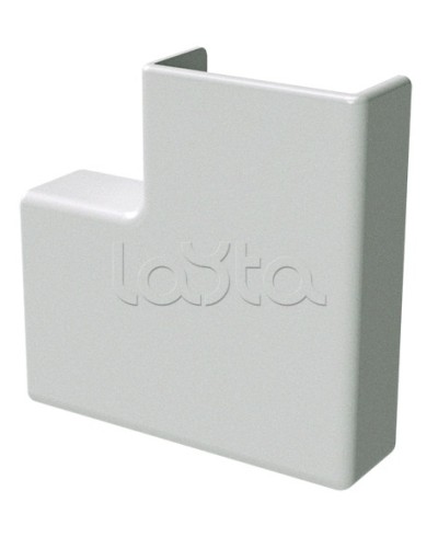 Угол плоский белый 22x10 DKC (00407R) в Тюмени Аксессуары для кабель-канала Pintop.ru