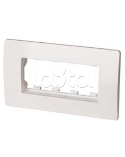 Каркас в сборе с рамкой под 4 модуля VIVA (для монтажа ЭУИ в коробки код 10143) DKC 10245 в Тюмени Аксессуары для кабель-канала Pintop.ru