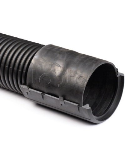 Муфта соединительная (разъемная с фиксатором) для трубы двустенной диам. 110 мм DKC(017110) в Тюмени Повороты, муфты, тройники Pintop.ru