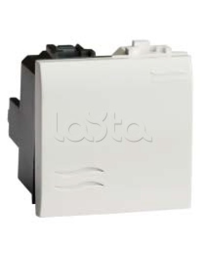 Выключатель типа кнопка, белый, 2мод. DKC 76022B в Тюмени Аксессуары для стоек и шкафов Pintop.ru