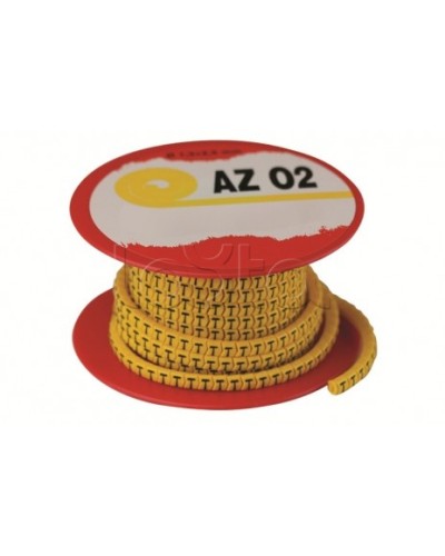 Колечко маркировочное S, 1,3-2,5мм. черное на желтом DKC AZO2SSBY в Тюмени Крепежные изделия Pintop.ru