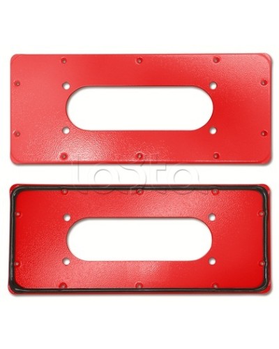 Фланец красный для ST с перф. Тип 3 DKC R5FPST01-RAL3000 в Тюмени Аксессуары для стоек и шкафов Pintop.ru