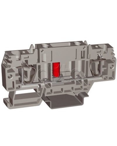 Зажим HSCB.4GR, тестовый с разъединителем, серый , 4 кв.мм DKC ZHB100GR в Тюмени Держатели, клипсы, скобы Pintop.ru