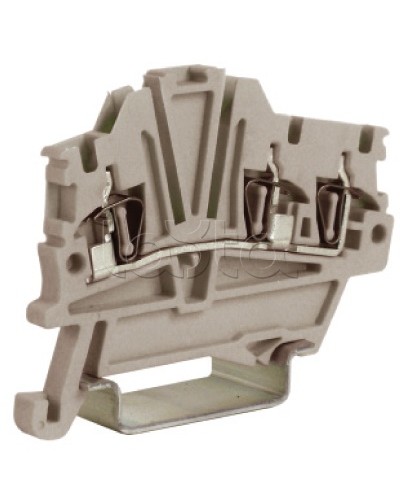 Зажим 1,5 кв.мм серый 1 ввод/2 вывода DKC ZHM410GR в Тюмени Держатели, клипсы, скобы Pintop.ru