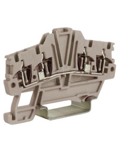 Зажим 1,5 кв.мм серый 2 ввод/2 вывода DKC ZHM420GR в Тюмени Держатели, клипсы, скобы Pintop.ru