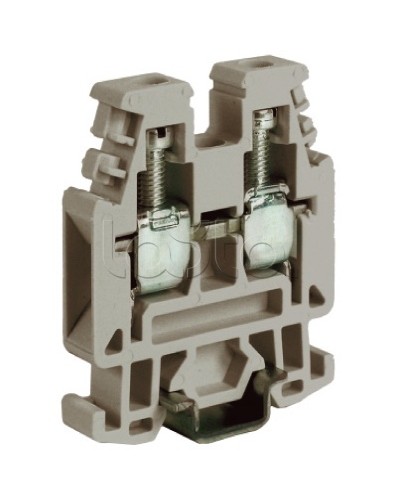 Зажим 4 кв.мм серый DKC ZRP300GR в Тюмени Крепежные изделия Pintop.ru