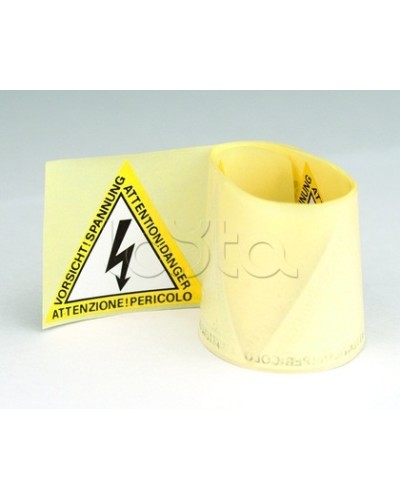 Предупреждающая табличка 60мм DKC ZTA001 в Тюмени Аксессуары для лотков Pintop.ru