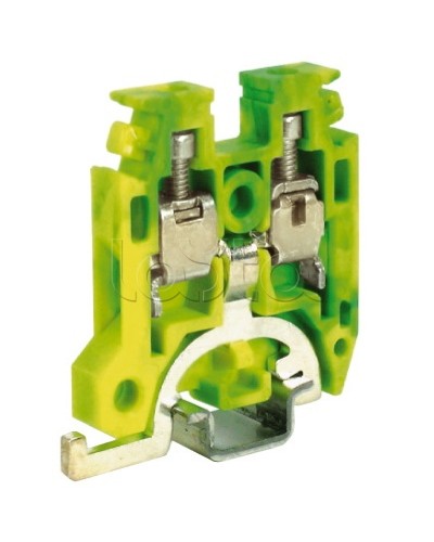 Зажим для заземления желт.зелен 2,5 кв.мм DKC ZTR110 в Тюмени Крепежные изделия Pintop.ru
