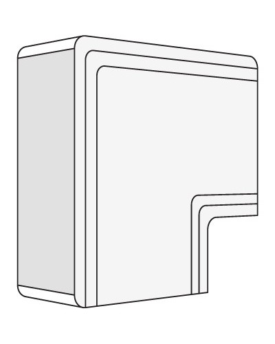 Угол плоский 40x40 NPAN DKC 01738 в Тюмени Аксессуары для кабель-канала Pintop.ru