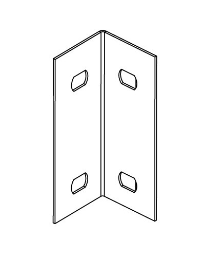 Уголок опорный FR TC/RRC/RRD/RRS на H 50 DKC 30199 в Тюмени Аксессуары для лотков Pintop.ru