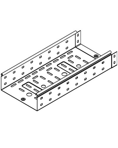 Лоток перфорированный 200х50 L3000 толщ.1 мм DKC (3526410) в Тюмени Кабельные лотки Pintop.ru