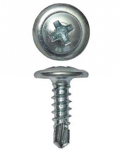 Саморез с пресс-шайбой 4.2x51 острый DKC CM275051 в Тюмени Крепеж Pintop.ru