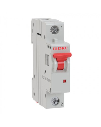 Выключатель автоматический модульный YON MD63 1P 16А C 6kA DKC (MD63-1C16-6) в Тюмени Электротехническое оборудование Pintop.ru