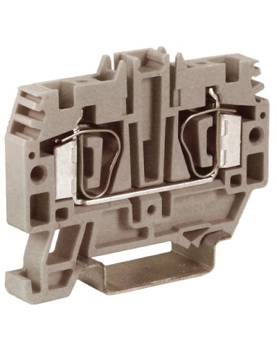 Зажим 4 кв.мм серый DKC ZHM250GR в Тюмени Держатели, клипсы, скобы Pintop.ru