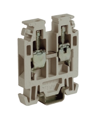 Зажим 2,5 кв.мм серый DKC ZRN500GR в Тюмени Крепежные изделия Pintop.ru