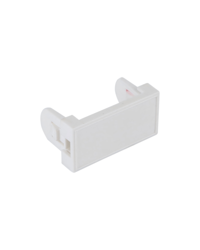 Заглушка 22,5х45 мм на 1 модуль, белый Datarex (DR-513410) в Тюмени Розетки компьютерные и телефонные Pintop.ru