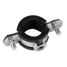 Хомут стальной 1" (32-37 мм), с уплотнителем EKF (hsu1100)