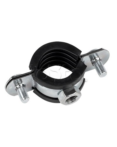 Хомут стальной 1 (32-37 мм), с уплотнителем EKF (hsu1100) в Тюмени Стяжки-хомуты Pintop.ru