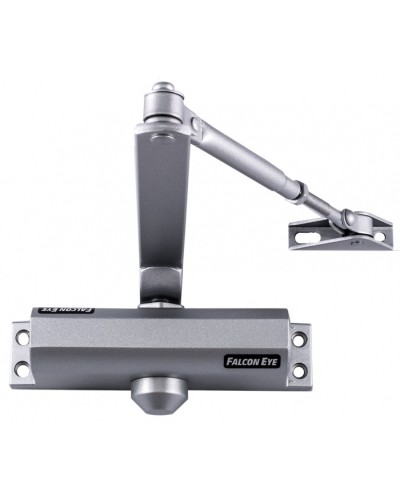 Доводчик дверной Falcon Eye FE-B2W (серебро) в Тюмени Доводчики Pintop.ru