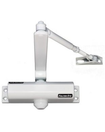 Доводчик дверной Falcon Eye FE-B3W (белый) в Тюмени Доводчики Pintop.ru