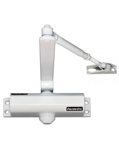 Доводчик дверной Falcon Eye FE-B4W (белый) в Тюмени Доводчики Pintop.ru
