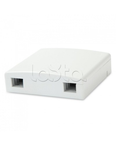 Розетка оптическая Hyperline FO-WB86-FTTH-2UN-WH в Тюмени Кроссы оптические Pintop.ru